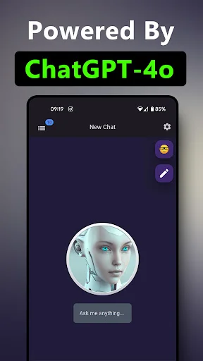 AI Voice Chat Bot powered by ChatGPT-4o new chat interface and AI avatar ready for voice conversations