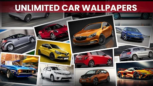 Unlimited car wallpapers gallery with diverse collection of sports and luxury vehicles for customization