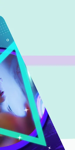 Abstract colorful neon design with vibrant lighting effects representing Song Finder music identification branding